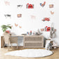 Farm Animal Wall Decals Farm Nursery Wall Stickers Barn Tractor Cow Pig Chicken Peel and Stick Nursery Decor Baby Room