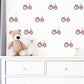 Tractor Wall Decals Tractor Nursery Wall Stickers Farm Vehicle Decals Peel and Stick Baby Boy Bedroom Farm Nursery Decor