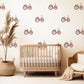 Tractor Wall Decals Tractor Nursery Wall Stickers Farm Vehicle Decals Peel and Stick Baby Boy Bedroom Farm Nursery Decor