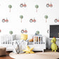 Tractor and Tree Wall Decals Farm Nursery Wall Stickers Peel and Stick Tractor Nursery Baby Boy Bedroom Farm Decor