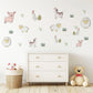 Farm Animal Wall Decals Pig Sheep Chicken Cow Nursery Stickers Peel and Stick Baby Farm Bedroom Playroom Wall Decor