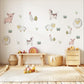 Farm Animal Wall Decals Pig Sheep Chicken Cow Nursery Stickers Peel and Stick Baby Farm Bedroom Playroom Wall Decor
