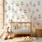 Boho Floral Wall Decals Nursery Flowers Peel and Stick Wall Stickers Baby Girl Bedroom Playroom Daisy Flower Wall Decor