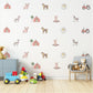 Boho Farm Animal Wall Decals Nursery Peel and Stick Wall Stickers Farmyard Animals Baby Bedroom Tractor Barn Wall Decor