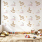Rocking Horse Wall Stickers, Moon and Stars Nursery Decor, Pink Cloud Wall Decals, Peel and Stick Nursery Wall Art