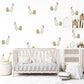 Chicken Wall Decals Nursery Peel and Stick Farm Animal Wall Stickers Hen Chicken Bedroom Playroom Boho Farmhouse Decor