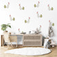 Chicken Wall Decals Nursery Peel and Stick Farm Animal Wall Stickers Hen Chicken Bedroom Playroom Boho Farmhouse Decor