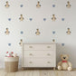 Duck Wall Stickers, Neutral Blue Nursery Decor, Duckling Heart Kids Room Wall Decals, Baby Boy Room Decor, Peel and Stick Wall Art