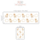 Sheep Wall Stickers, Neutral Cloud Nursery Decor, Counting Sheep Kids Room Wall Decals, Baby Room Decor, Peel and Stick Wall Art