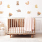 Animal Wall Stickers, Woodland Nursery Decor, Bear Duck Turtle Kids Room Wall Decals, Neutral Baby Room Decor, Peel and Stick Wall Art