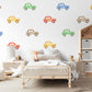 Car Wall Stickers, Vintage Car Nursery Decor, Baby Boy Bedroom Wall Decals, Peel and Stick Kids Room Wall Art