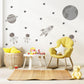 Astronaut Wall Stickers, Neutral Space Nursery Decor, Rocket & Planet Wall Decals, Peel and Stick Boy Nursery Wall Art