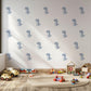 Dinosaur Wall Stickers, T Rex Boy Nursery Decor, Blue Dino Kids Room Wall Decals, Neutral Baby Room Decor, Peel and Stick Wall Art Set