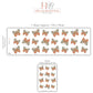 Butterfly Wall Stickers, Boho Nursery Decor, Neutral Butterfly Wall Decals, Girls Room Baby Nursery Wall Art, Peel and Stick Kids Room