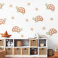 Turtle Wall Stickers, Boho Neutral Nursery Decor, Tortoise Star Kids Room Wall Decals, Animal Baby Room Decor, Peel and Stick Wall Art