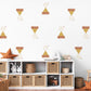 Boho Shapes Wall Stickers, Neutral Nursery Decor, Geometric Abstract Wall Decals, Terracotta Mustard Kids Room Peel and Stick Wall Art