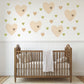 Heart Wall Stickers, Boho Nursery Decor, Sage Green Neutral Heart Wall Decals, Kids Room Baby Nursery Peel and Stick Wall Art