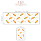 Carrot Wall Stickers, Spring Easter Nursery Decor, Neutral Daisy Flower Wall Decals, Kids Room Baby Nursery Peel and Stick Wall Art
