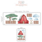 Farm Wall Stickers, Barn Nursery Decor, Red Barn Puppy Tree Fence Wall Decals, Boys Kids Room Baby Nursery Peel and Stick Wall Art