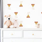 Boho Shapes Wall Stickers, Neutral Nursery Decor, Geometric Abstract Wall Decals, Terracotta Mustard Kids Room Peel and Stick Wall Art