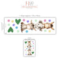 Farm Animal Wall Stickers, Baby Animal Nursery Decor, Donkey Goat Polka Dot Wall Decals, Neutral Kids Room Playroom Peel and Stick Art