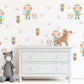 Girls Wall Stickers, Garden Nursery Decor, Little Gardener Girl Flower Bunny Wall Decals, Kids Bedroom Playroom Peel and Stick Wall Art