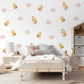 Chick Wall Stickers, Farm Nursery Decor, Baby Chick Spring Wall Decals, Neutral Kids Room Girls Nursery Peel and Stick Wall Art