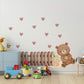 Teddy Bear Wall Stickers, Neutral Nursery Decor, Boho Bear Heart Bee Snail Wall Decals, Kids Room Baby Nursery Peel and Stick Wall Art