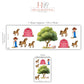 Farm Wall Stickers, Horse Nursery Decor, Farmyard Barn Horse Pony Wall Decals, Boys Kids Room Playroom Peel and Stick Wall Art