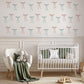 Bow Wall Decals, Boho Bow Wall Stickers, Pink Sage Nursery Decor, Gender Neutral Kids Room Baby Girl Boy Peel and Stick Wall Art
