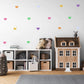 Rainbow Heart Wall Stickers, Colourful Heart Wall Decals, Pastel Nursery Decor, Girls Kids Room Playroom Peel and Stick Wall Art