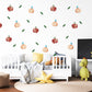 Apple Wall Stickers, Red Apple Nursery Decor, Watercolour Fruit Wall Decals, Kids Room Kitchen Playroom Peel and Stick Wall Art