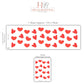 Red Heart Wall Stickers, Love Heart Wall Decals, Valentines Nursery Kids Room Decor, Girls Bedroom Playroom Peel and Stick Wall Art