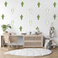 Cactus Wall Stickers, Boho Cactus Nursery Decor, Green Desert Wall Decals, Gender Neutral Kids Room Baby Playroom Peel and Stick Art
