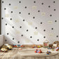 Crown Wall Stickers, Gold Crown Polka Dot Nursery Decor, Prince Princess Wall Decals, Kids Room Baby Neutral Peel and Stick Wall Art