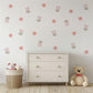 Boho Flower Wall Stickers, Pink Daisy Nursery Decor, Floral Tulip Wall Decals, Girls Room Baby Girl Nursery Peel and Stick Wall Art