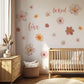 Floral Wall Stickers, Be Kind Love Quote Nursery Decor, Watercolour Flower Wall Decals, Girls Kids Room Baby Peel and Stick Wall Art
