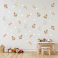 Rocket Wall Stickers, Space Nursery Decor, Moon Star Shooting Star Wall Decals, Boys Kids Room Baby Neutral Peel and Stick Wall Art