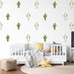 Cactus Wall Stickers, Boho Cactus Nursery Decor, Green Desert Wall Decals, Gender Neutral Kids Room Baby Playroom Peel and Stick Art