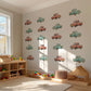 Truck Wall Stickers, Vintage Truck Nursery Decor, Retro Pickup Wall Decals, Boys Kids Room Baby Transport Peel and Stick Wall Art