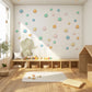 Elephant Wall Stickers, Colourful Polka Dot Nursery Decor, Safari Elephant Wall Decals, Kids Room, Peel and Stick