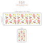 Ice Cream Wall Stickers, Pink Ice Cream Cherry Nursery Decor, Fruit Dot Wall Decals, Girls Kids Room Playroom Peel and Stick Wall Art
