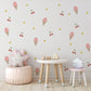Ice Cream Wall Stickers, Pink Ice Cream Cherry Nursery Decor, Fruit Dot Wall Decals, Girls Kids Room Playroom Peel and Stick Wall Art