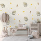 Sheep Wall Stickers, Lamb Nursery Decor, Counting Sheep Star Wall Decals, Gender Neutral Kids Room Baby Peel and Stick Wall Art