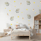 Sheep Wall Stickers, Lamb Nursery Decor, Counting Sheep Star Wall Decals, Gender Neutral Kids Room Baby Peel and Stick Wall Art