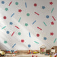 Confetti Wall Stickers, Colourful Shapes Playroom Decor, Star Dot Dash Wall Decals, Kids Room Nursery, Peel and Stick