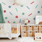 Confetti Wall Stickers, Colourful Shapes Playroom Decor, Star Dot Dash Wall Decals, Kids Room Nursery, Peel and Stick
