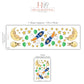 Space Wall Stickers, Rocket Moon Star Nursery Decor, Planet Bunny Wall Decals, Boys Kids Room Playroom Peel and Stick Wall Art