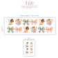 Fairy Wall Stickers, Fairy Bow Nursery Decor, Coquette Fairy Wall Decals, Girls Kids Room Bedroom Baby Girl Peel and Stick Wall Art