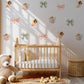 Fairy Wall Stickers, Fairy Bow Nursery Decor, Coquette Fairy Wall Decals, Girls Kids Room Bedroom Baby Girl Peel and Stick Wall Art